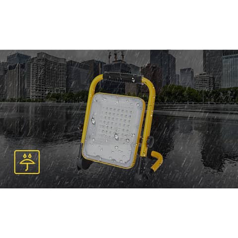 Faretto Flood light LED Aigostar ricaricabile - 24,5x5,9xH.32,4 cm B10203XVO